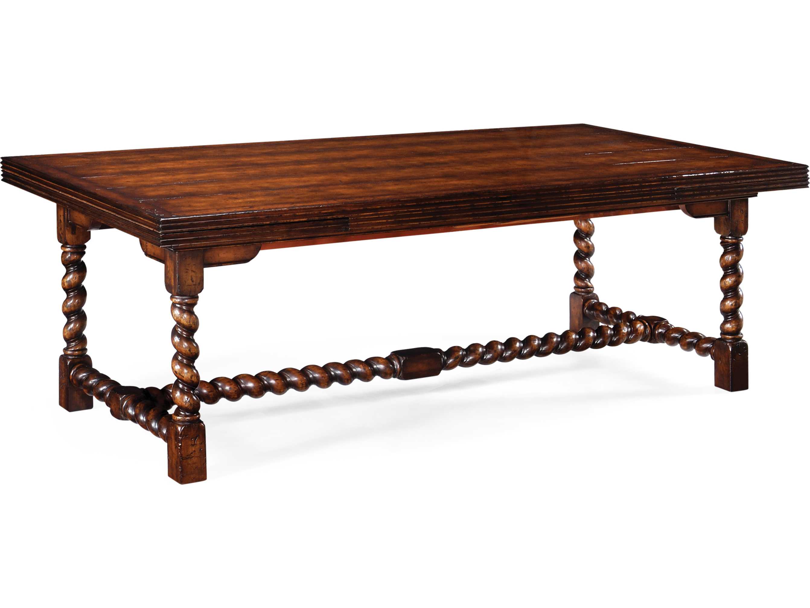 Jonathan Charles Country Farmhouse Dark Walnut 90 x 46 Rectangular