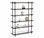 Jonathan Charles Luxe Light Antique Silver Etagere  JC494194S