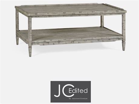 Jonathan Charles Furniture Luxedecor Jonathan Charles Jc Edited Casually Country Rustic Grey Farmhouse Coffee Table Jc491021rga