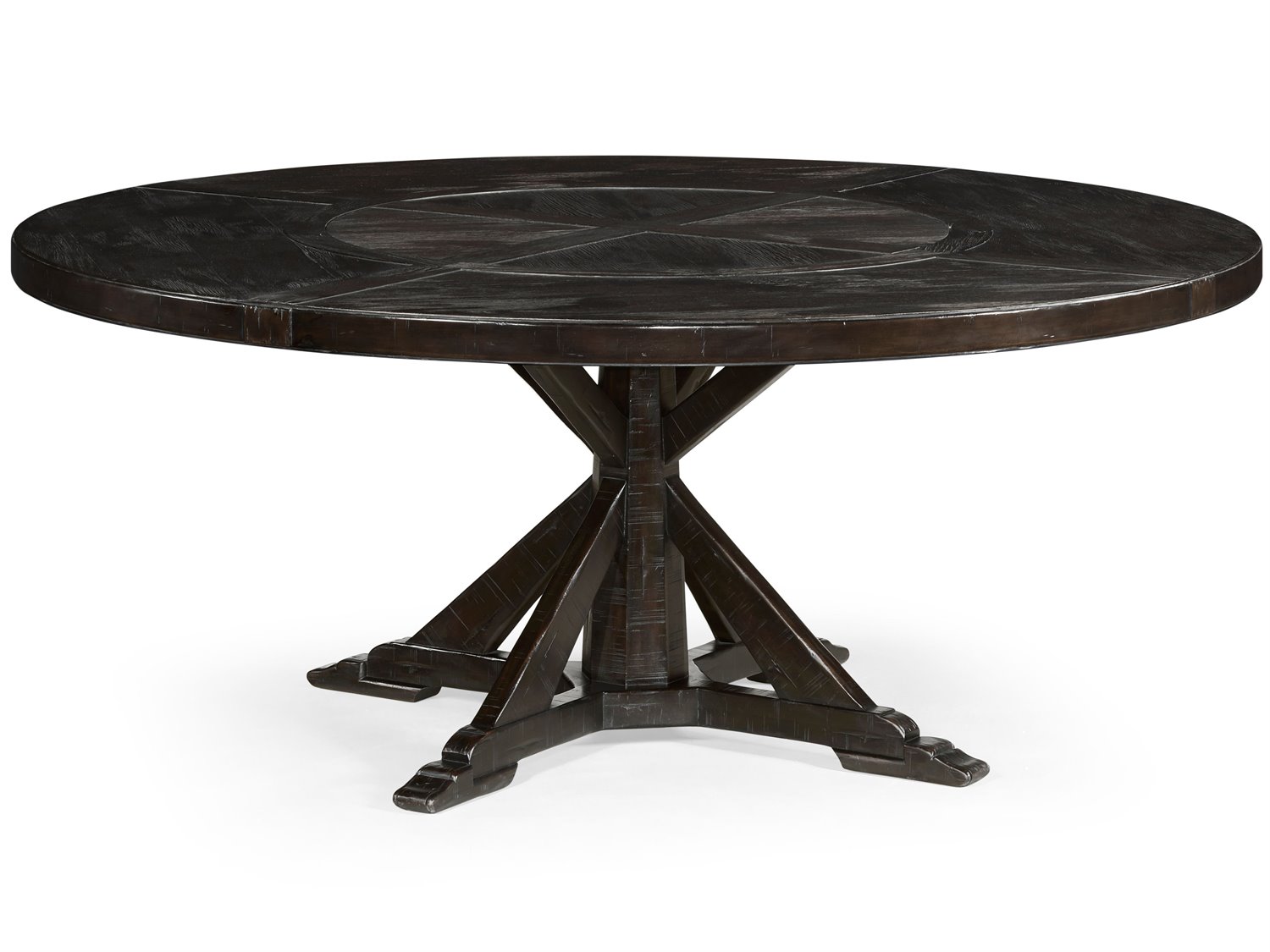 Jonathan Charles Casually Country 72'' Wide Round Dining Table JC49110172DPDA