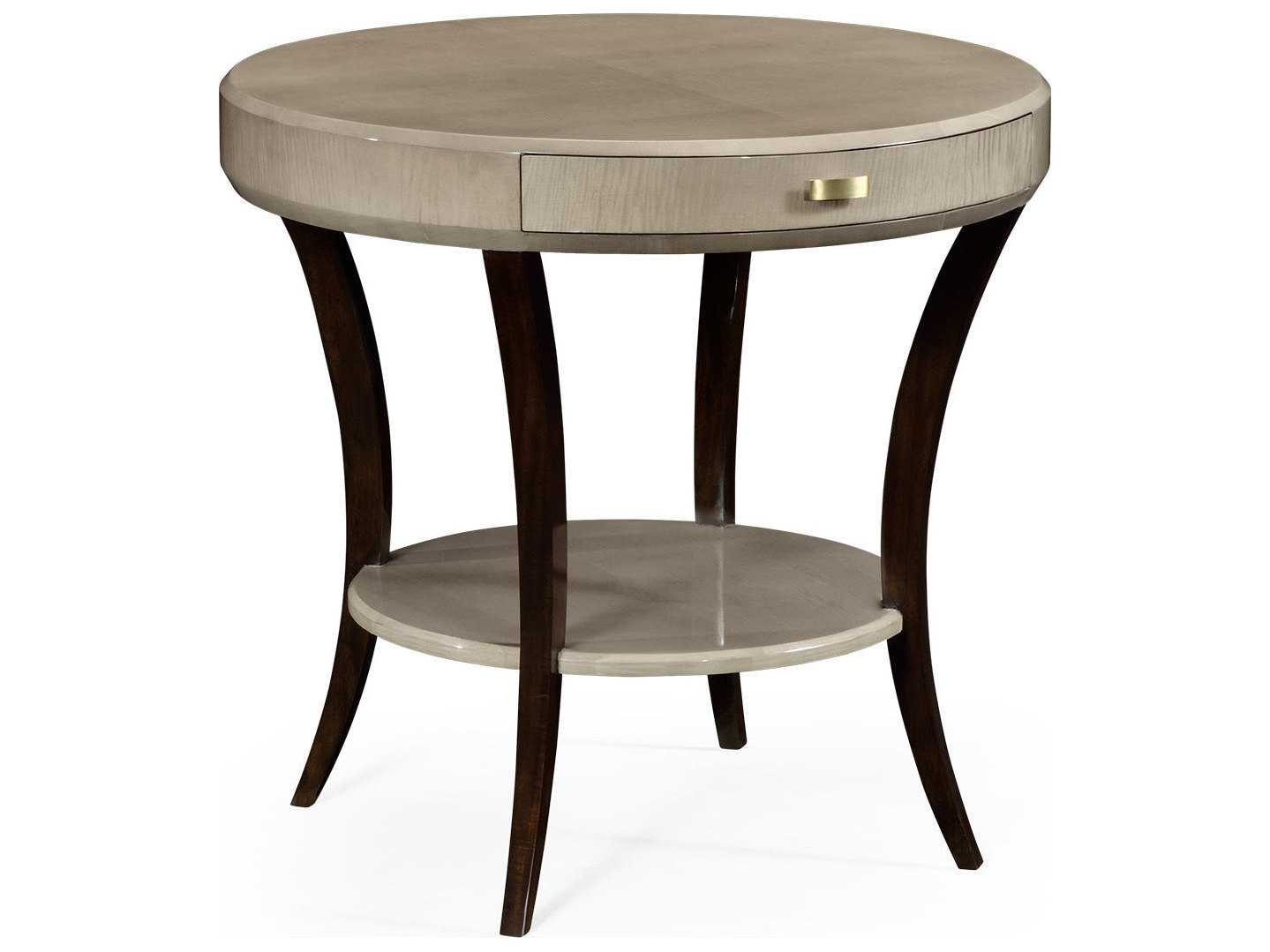 Jonathan Charles Opera collection Grey Sycamore Finish End Table