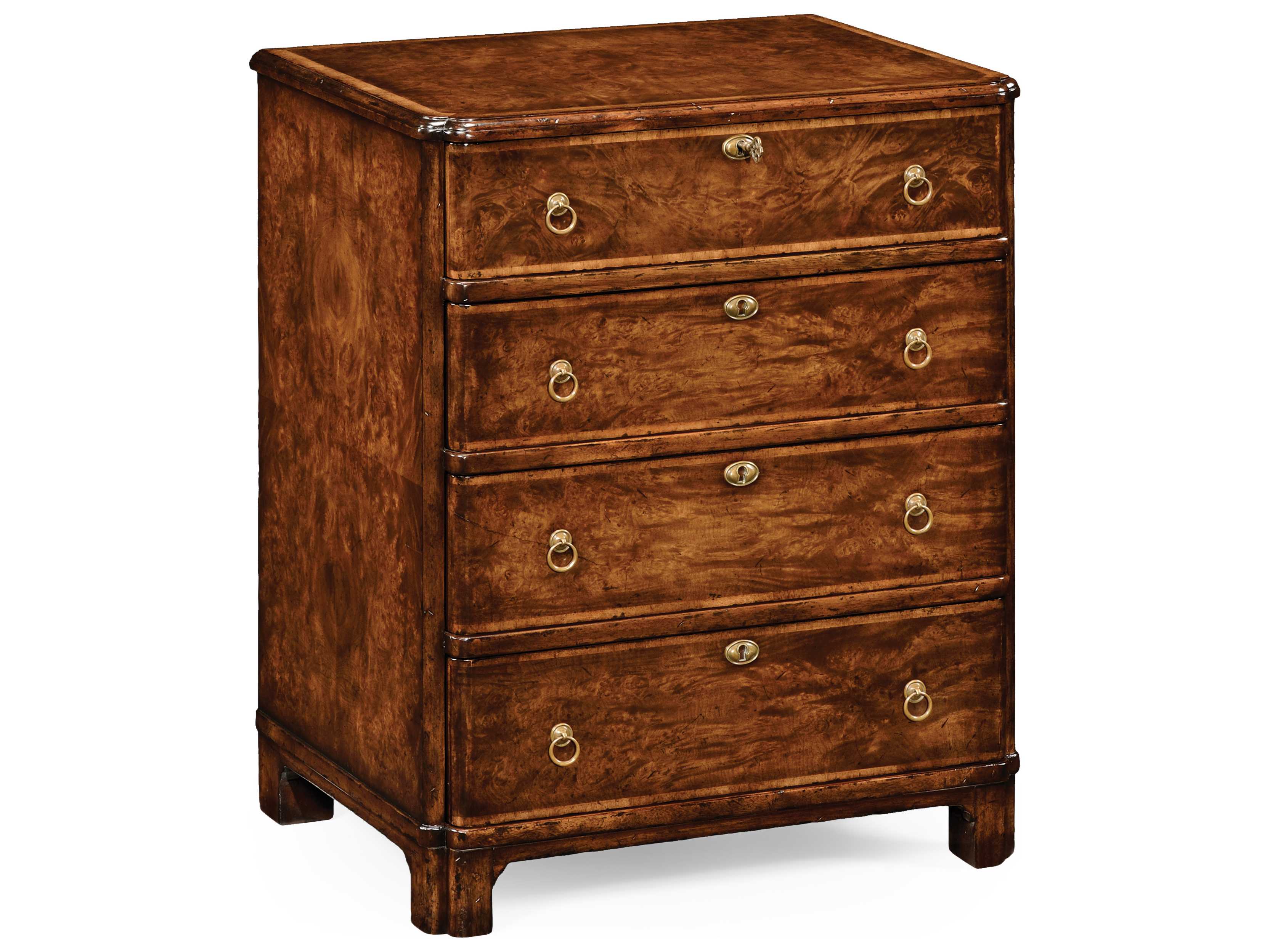 Jonathan Charles Windsor Medium Burr Walnut Chest JC492213BRW