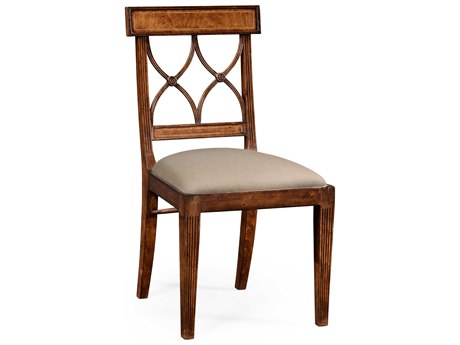 Jonathan Charles Furniture Luxedecor Jonathan Charles Windsor Medium Crotch Walnut Dining Chair Jc494347sccwmf001