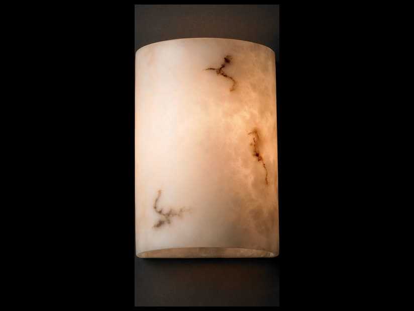 Justice Design Group Lumenaria Small Faux Alabaster Resin Two