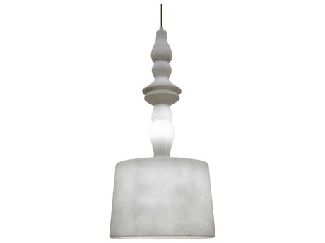 Karman Alibabig 1-Light Painted White LED Geometric Pendant