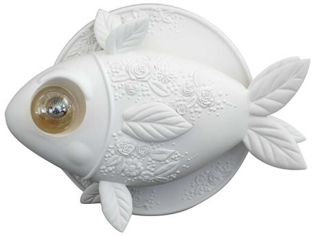 Karman Aprile 1-Light White LED Wall Sconce