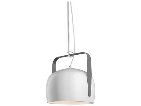 Karman Bag 1-Light Gray LED Bowl Pendant