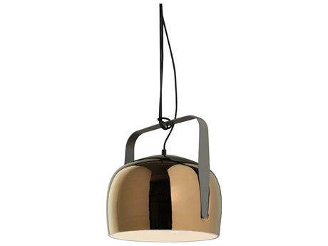 Karman Bag 1-Light Bronze LED Bowl Pendant