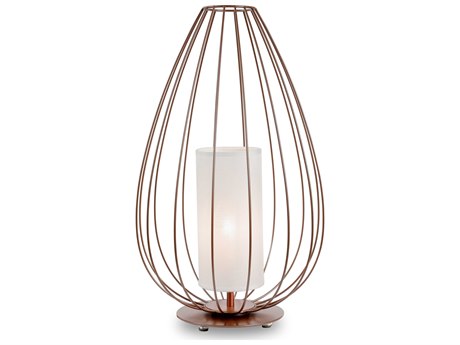 Karman Cell LED Lacquered Glossy Bronze Table Lamp