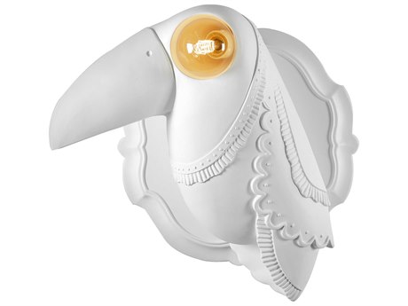 Karman Cubano 1-Light White LED Wall Sconce
