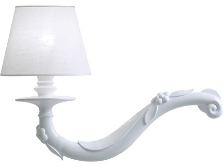 Karman Deja-vu 1-Light Matt White LED Wall Sconce