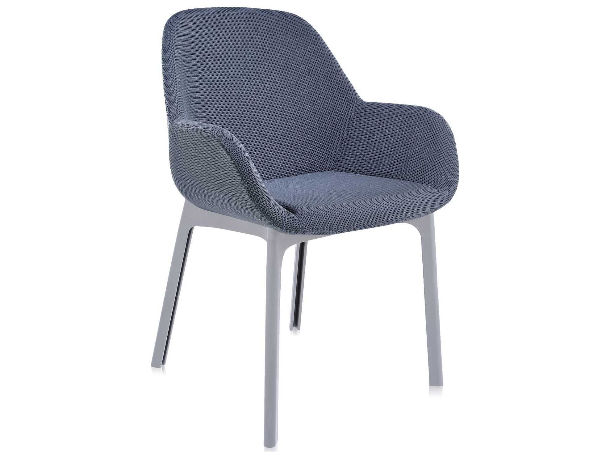 Kartell Clap Dark Grey with Grey Legs Accent Chair KAR4181G2