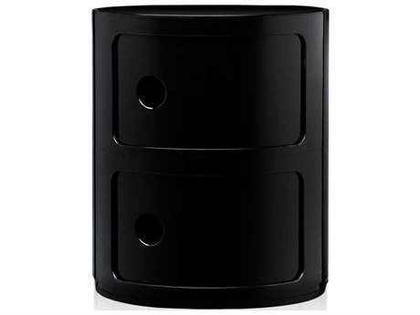 Kartell Componibili Black File Cabinet