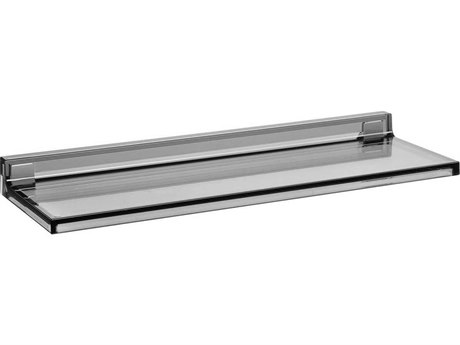 Kartell Shelfish Transparent Smoke Wall Shelf