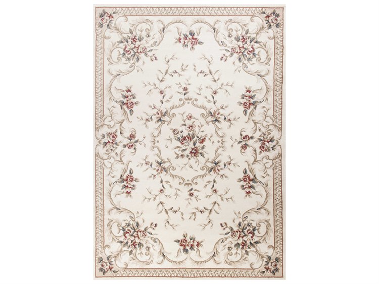 Kas Rugs Avalon Ivory Rectangular Area Rug