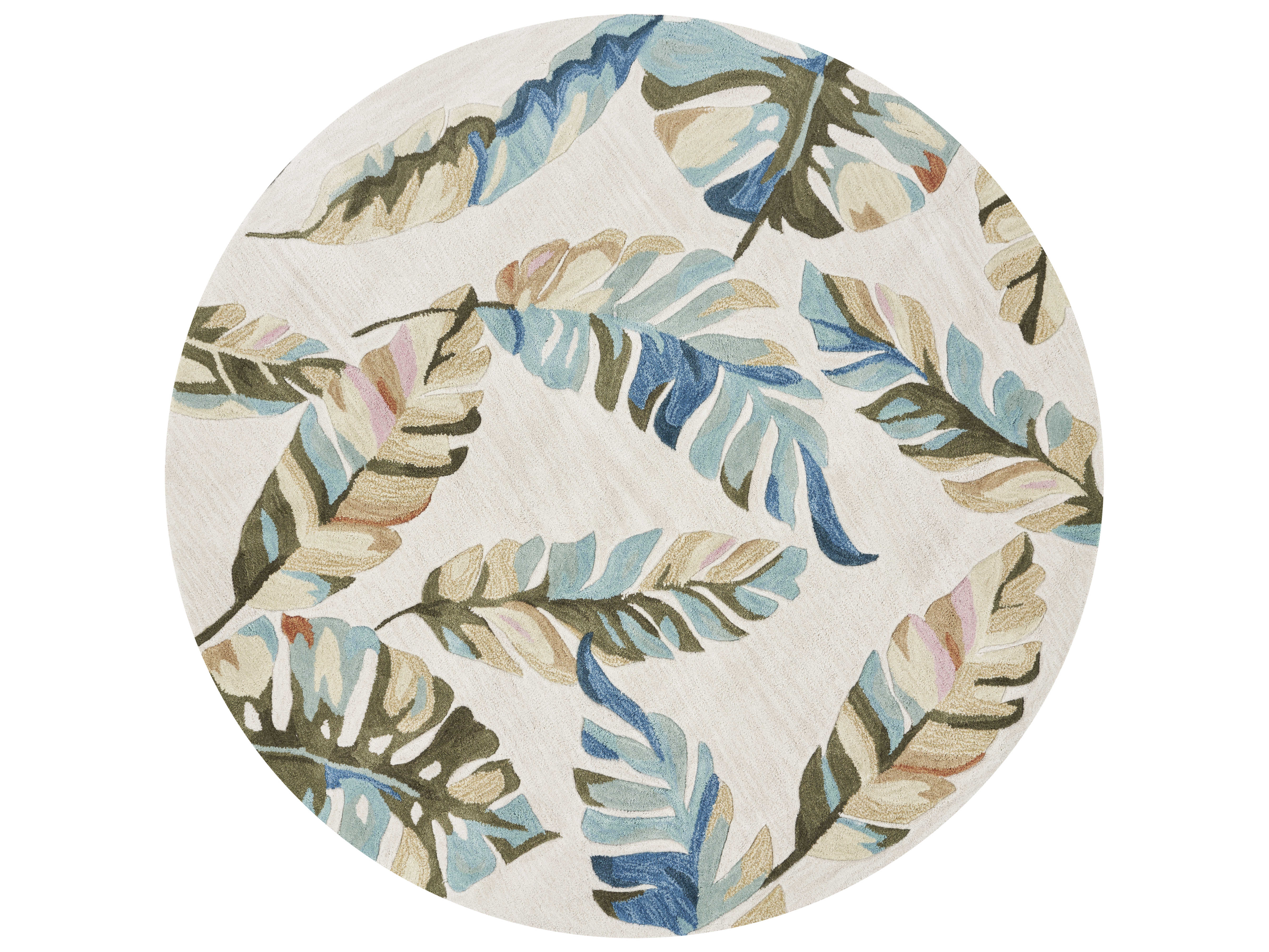 KAS Rugs Coral Ivory Round Area Rug KGCOA4170ROU