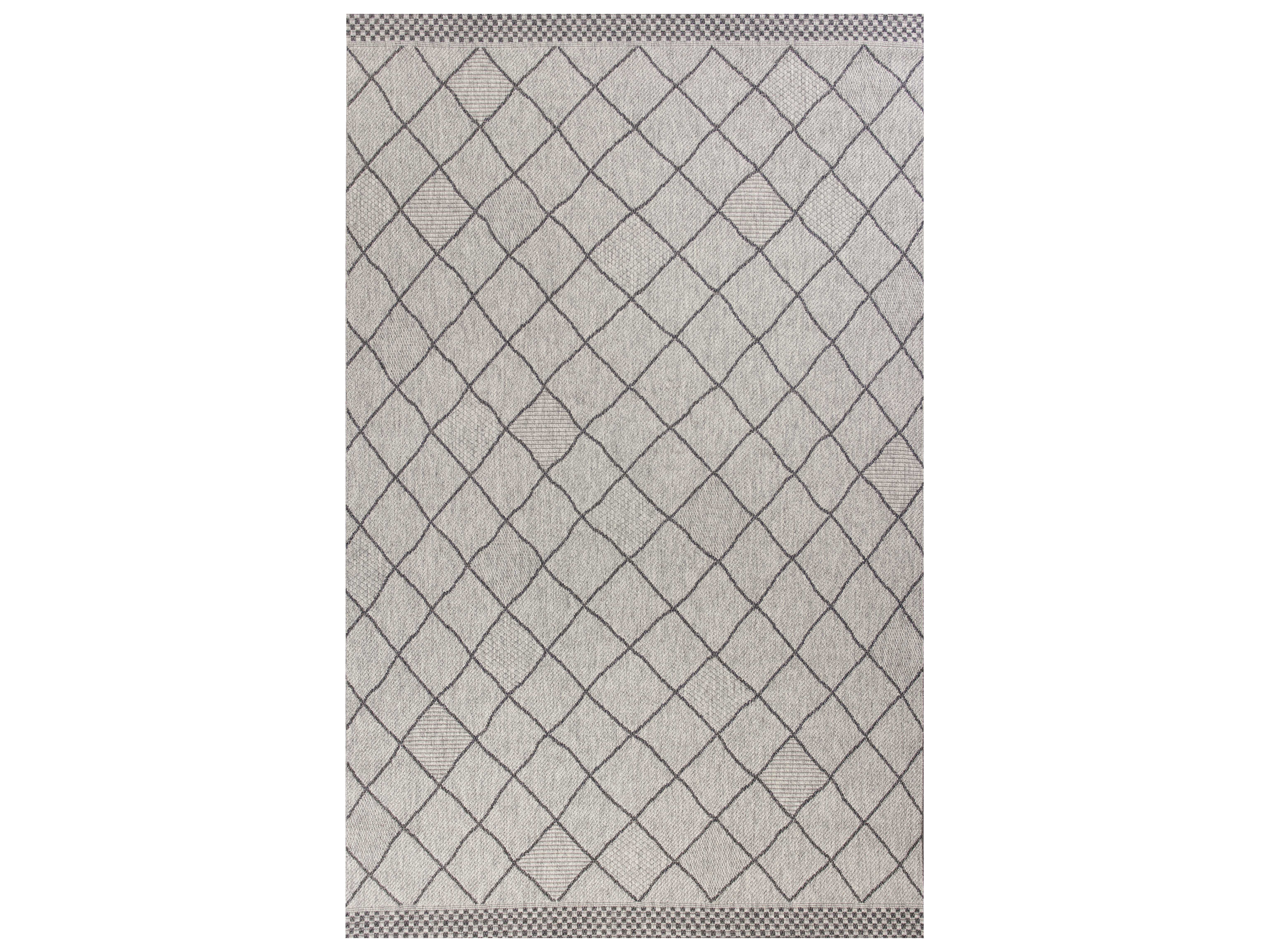 KAS Rugs Farmhouse Grey Rectangular Area Rug KG3208
