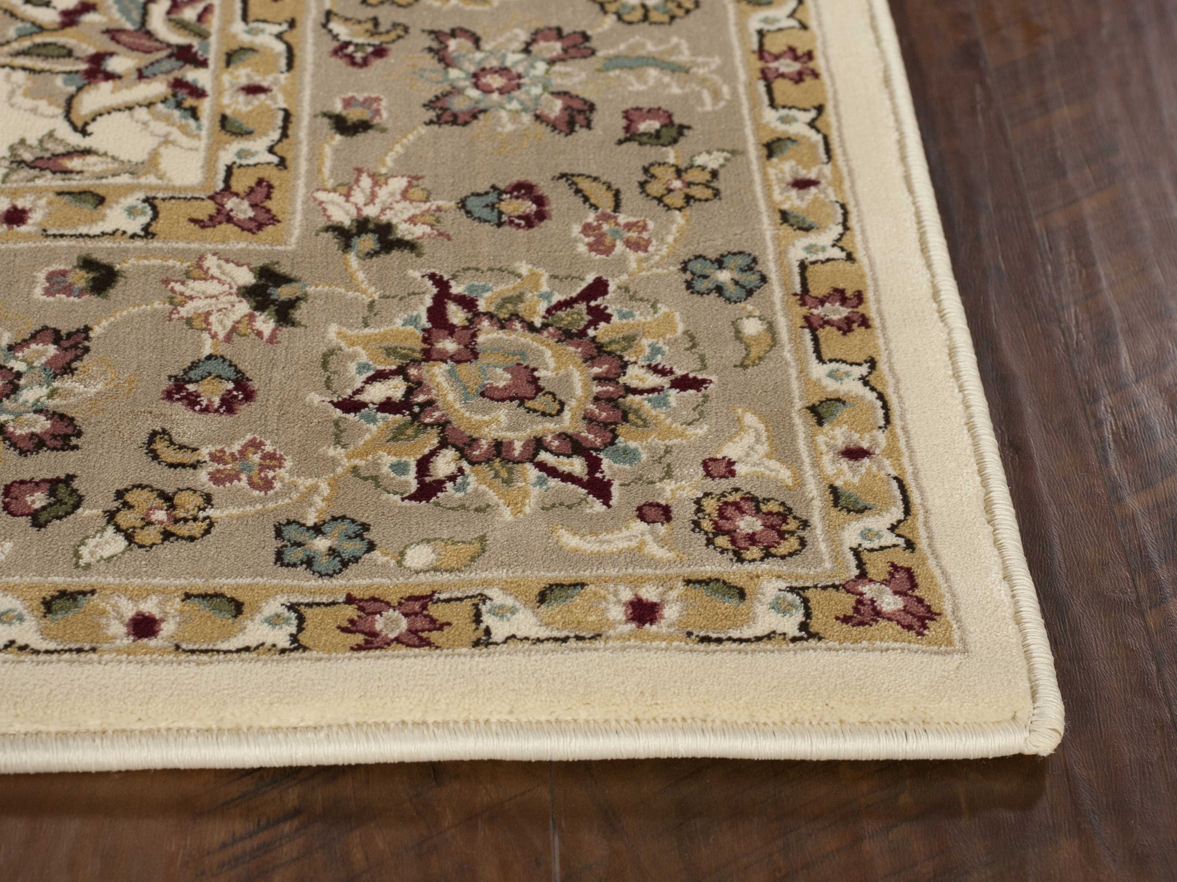 KAS Rugs Kingston Ivory & Beige Rectangular Area Rug | KG6407