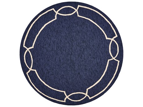 KAS Libby Langdon Hamptons Bordered Area Rug