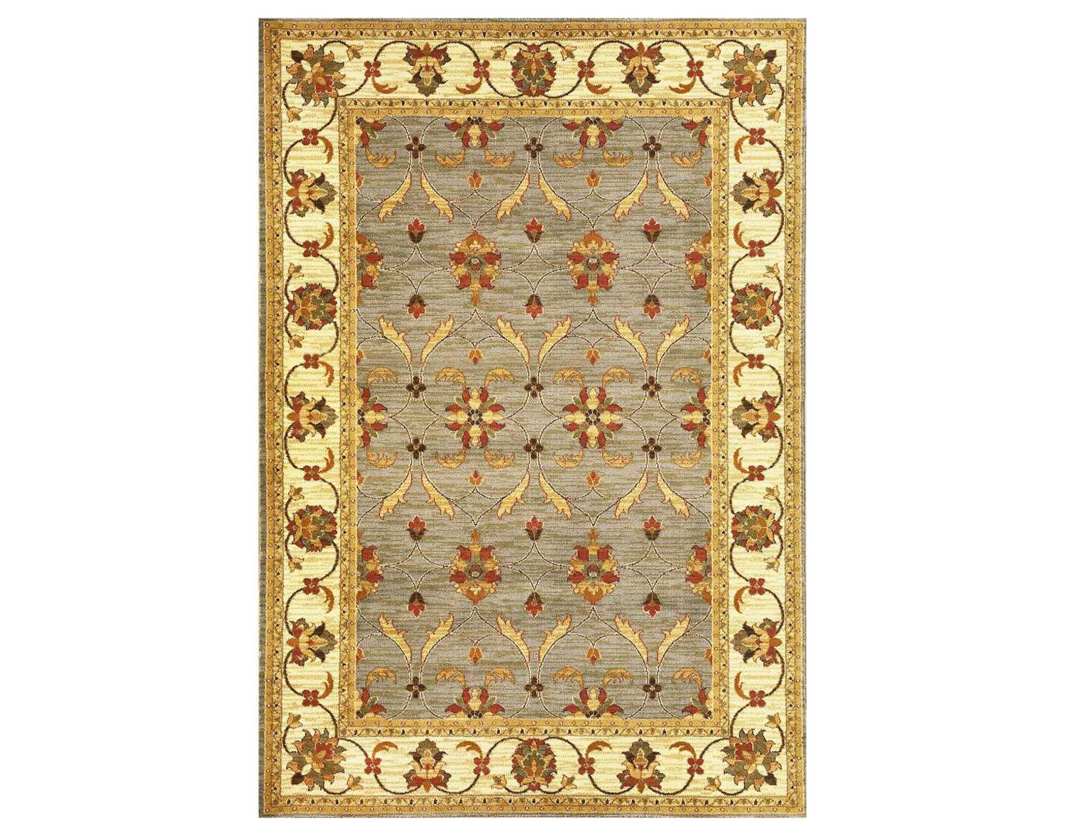 KAS Rugs Lifestyles Slate & Ivory Agra Area Rug | KG5469