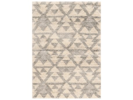 KAS Merino Shag Geometric Area Rug