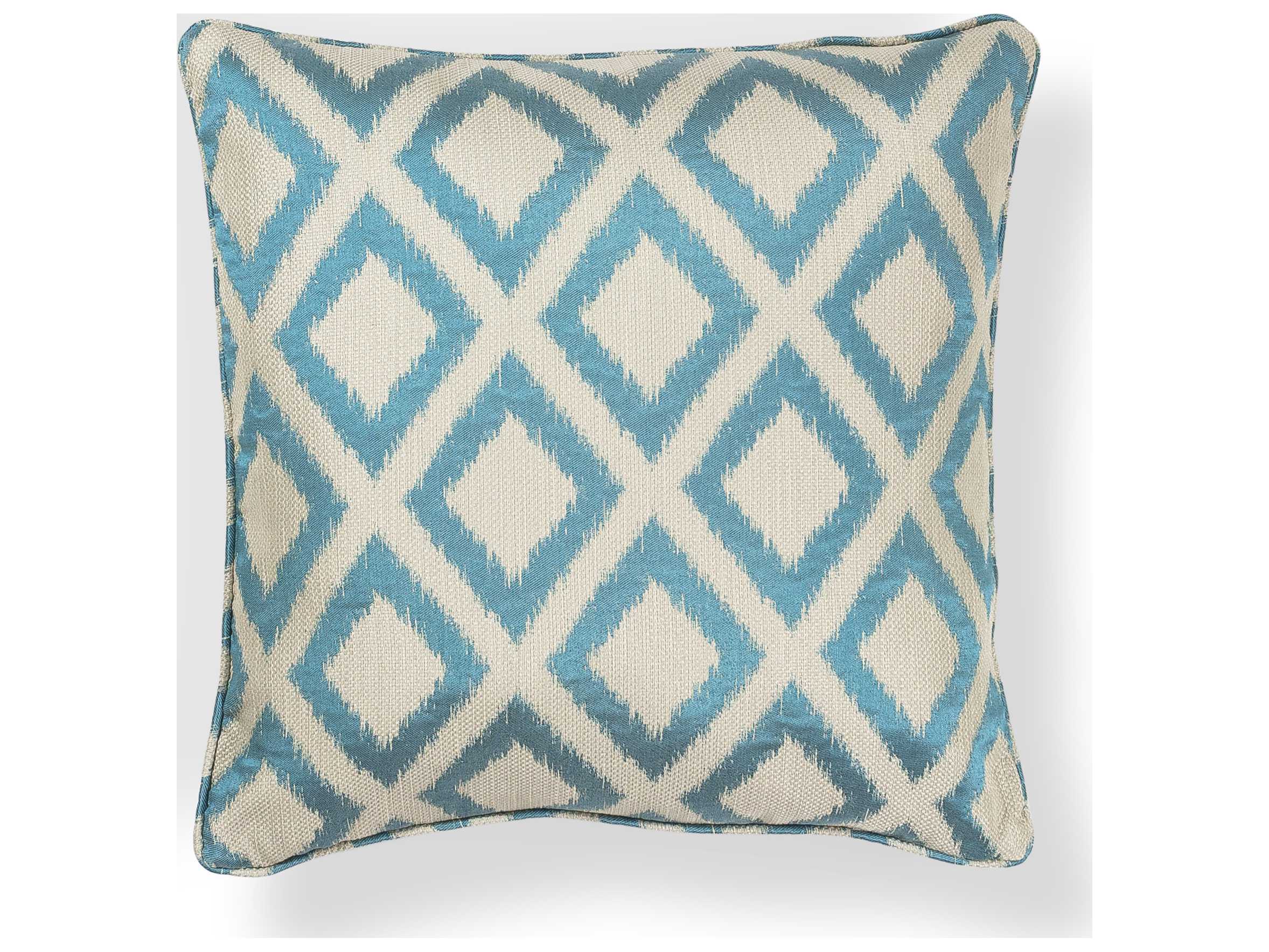 Kas Rugs Turquoise Square Pillow KGL242