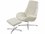Kebe Bordeaux Yeti Light Gray Fabric Recliner Chair with Footrest  KEBKBBOY72