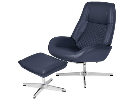 Kebe Bordeaux Leather Recliner