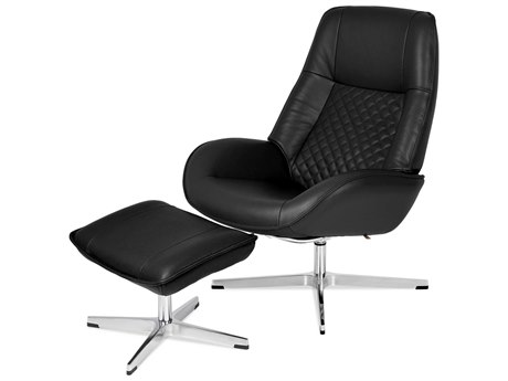 Kebe Bordeaux Leather Recliner