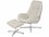 Kebe Roma Balder Cream Leather Recliner Chair with Footrest  KEBKBROB50