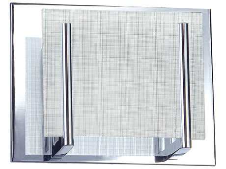 Kendal Aurora Chrome Glass Wall Sconce