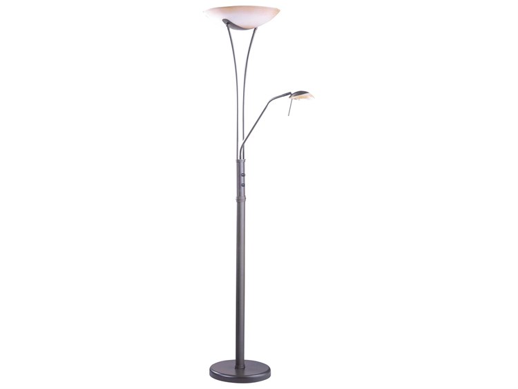 Kendal Lighting Cannes Oil Rubbed Bronze Two Light Floor Lamp