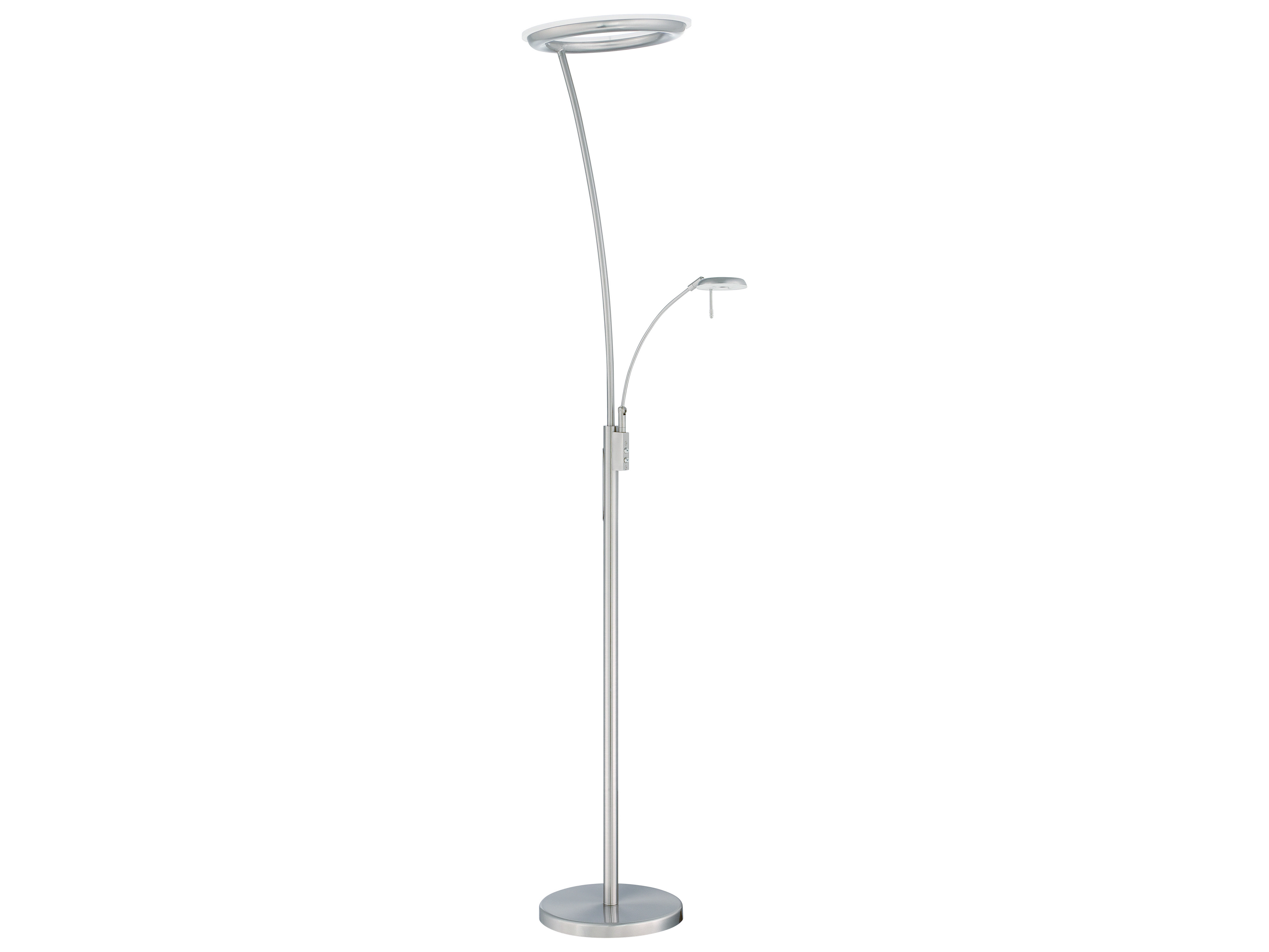 Kendal Lighting Orion Satin Nickel Led Floor Lamp