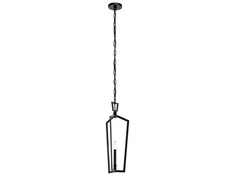 Kichler Abbotswell 1-Light Black Geometric Mini Pendant