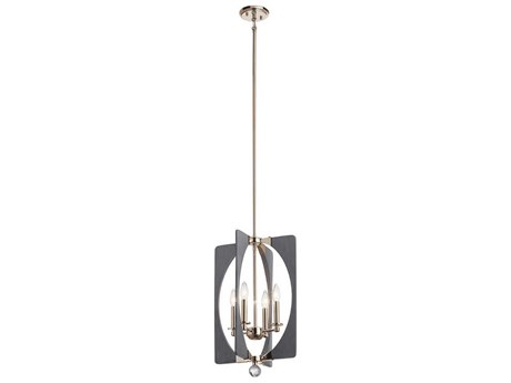 Kichler Alscar 4-Light Driftwood Grey Candelabra Linear Chandelier
