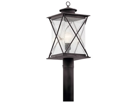 Kichler Argyle 1 - Light Glass Outdoor Post Light