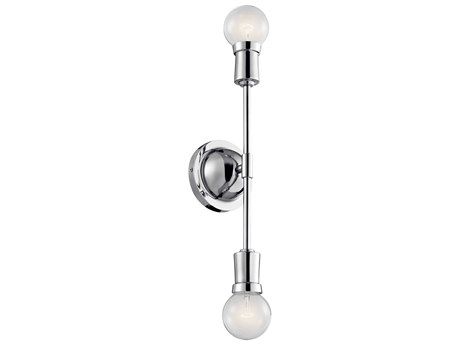 Kichler Armstrong 2-Light Chrome Wall Sconce