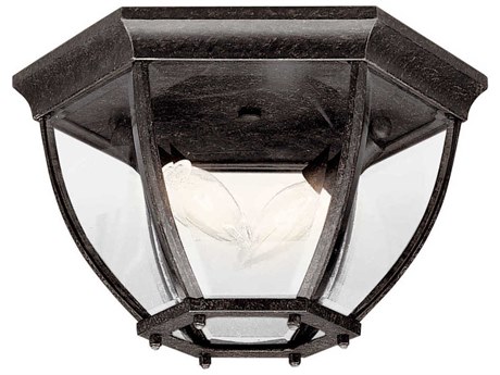 Kichler 2 - Light Glass Outdoor Ceiling Light