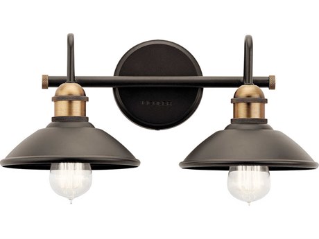 Kichler Clyde 2-Light Olde Bronze Vanity Light