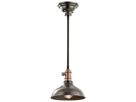 Kichler Cobson 1-Light Olde Bronze Round Mini Pendant