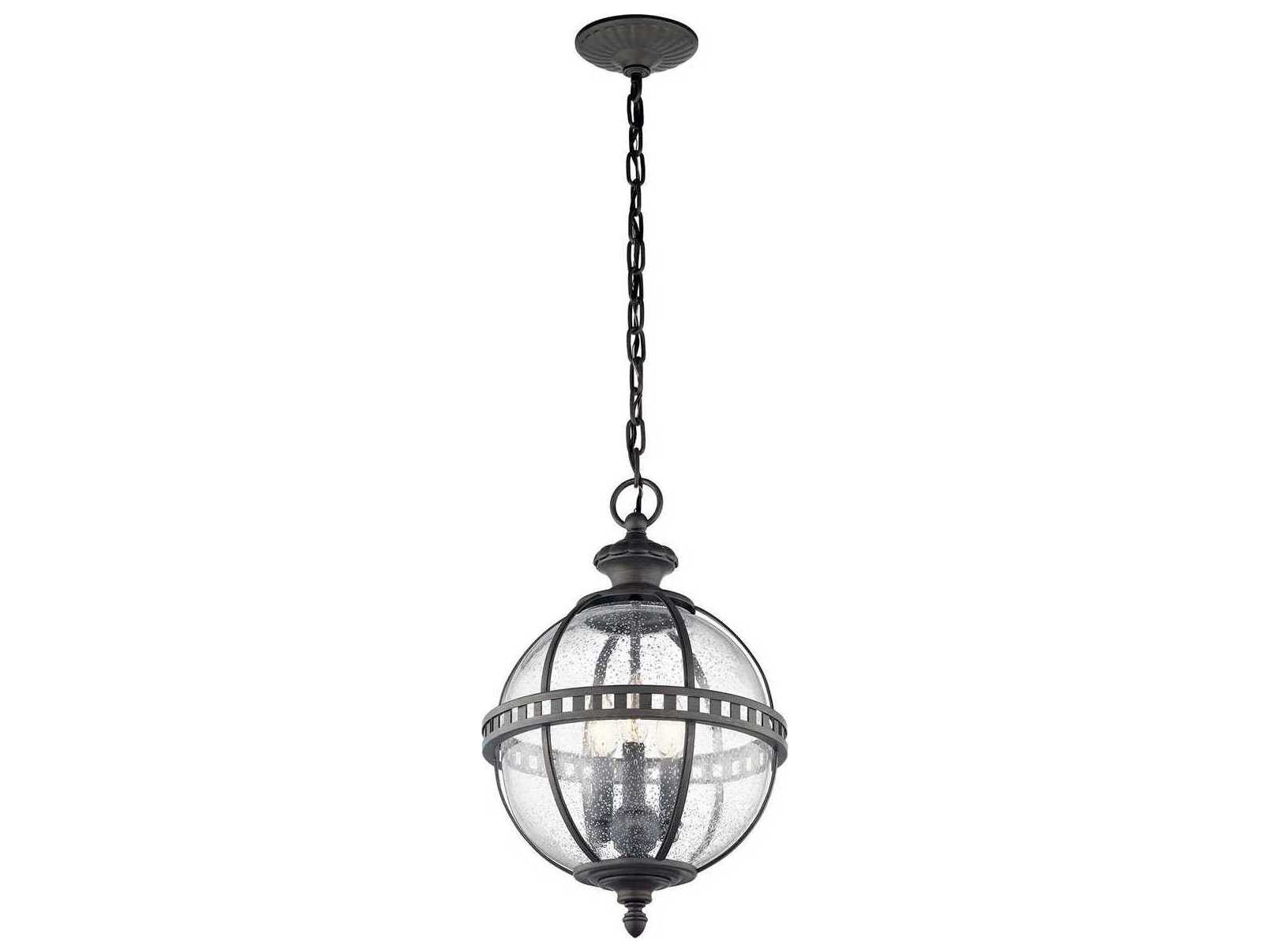 Kichler Lighting Halleron Londonderry 3light Glass Outdoor Hanging