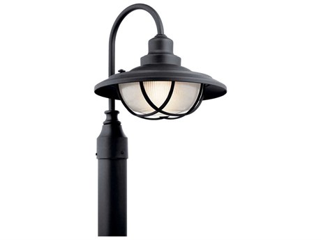 Kichler Harvest Ridge 1 - Light Glass Outdoor Post Light
