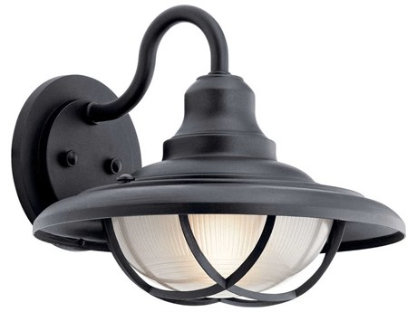 Kichler Harvest Ridge 1 - Light Glass Outdoor Wall Light