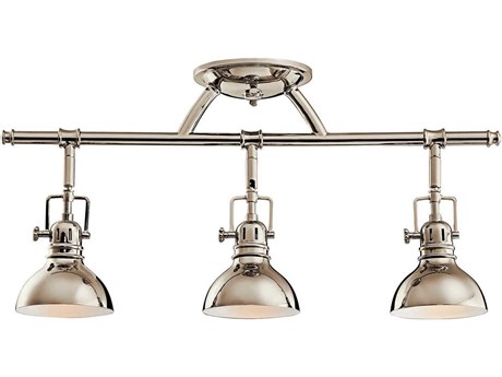 Kichler Hatteras Bay 3-Light Polished Nickel Round Track & Rail Light