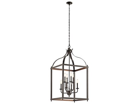 Kichler Larkin 8-Light Olde Bronze Candelabra Chandelier