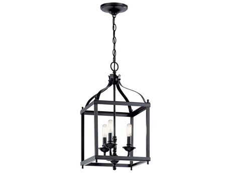 Kichler Larkin 3-Light Black Candelabra Chandelier