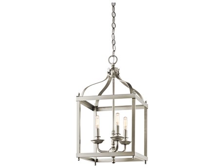 Kichler Larkin 3-Light Brushed Nickel Candelabra Chandelier