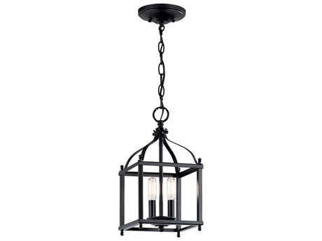 Kichler Larkin 2-Light Black Mini Pendant