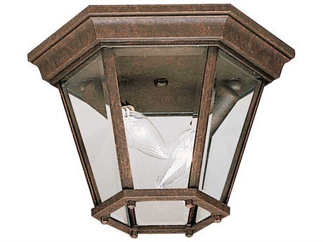 Craftmade Bulkhead Outdoor Ceiling Light | CMZ394TB