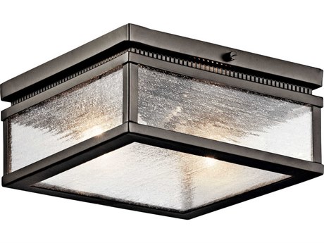 Kichler Manningham 2 - Light Glass Outdoor Ceiling Light
